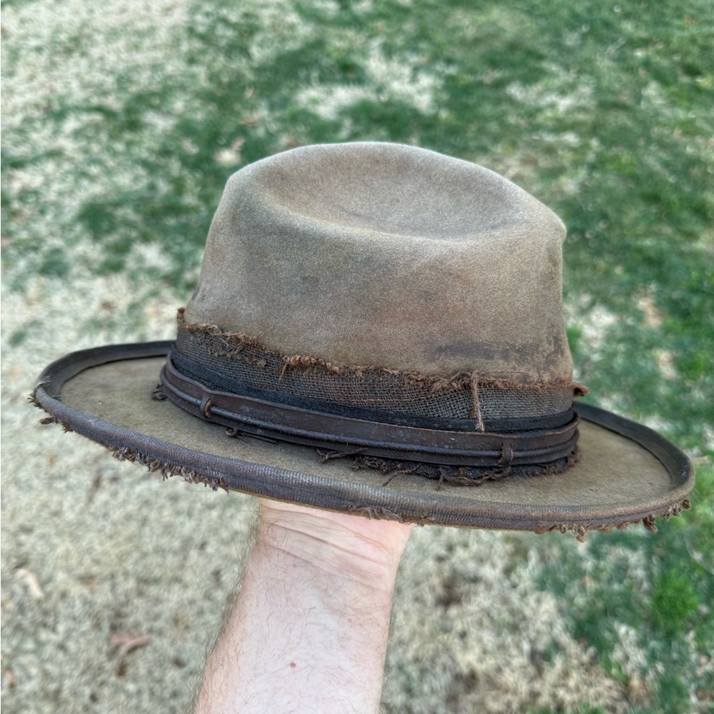 Custom Ugly Outlaw “Rude Civilian” Western Hat - Picture 6 of 12